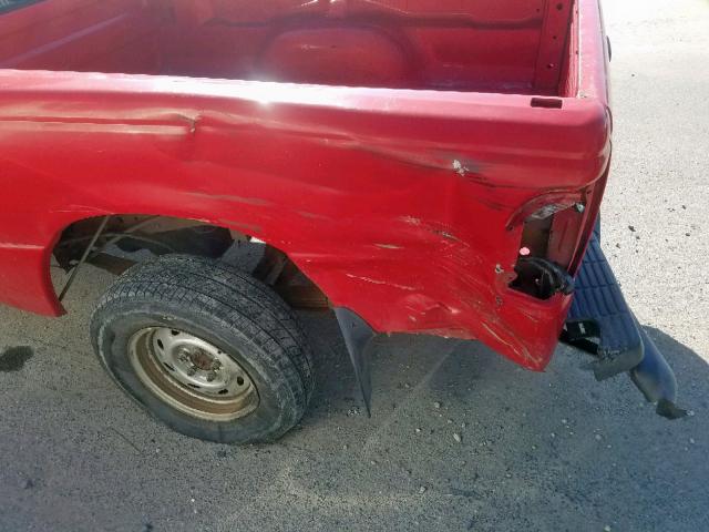 1FTYR10U72TA73336 - 2002 FORD RANGER RED photo 9