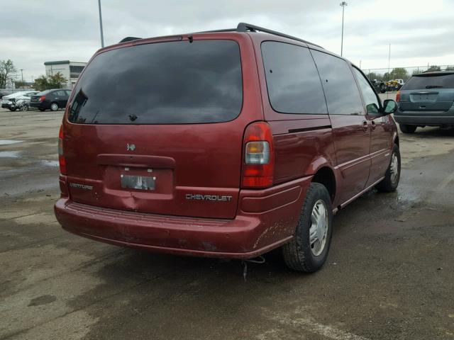 1GNDX13E32D181964 - 2002 CHEVROLET VENTURE LU RED photo 4