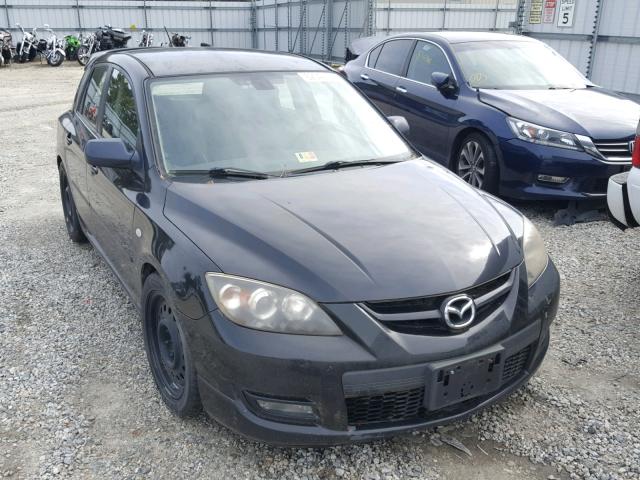 JM1BK34L081803163 - 2008 MAZDA SPEED 3 BLACK photo 1