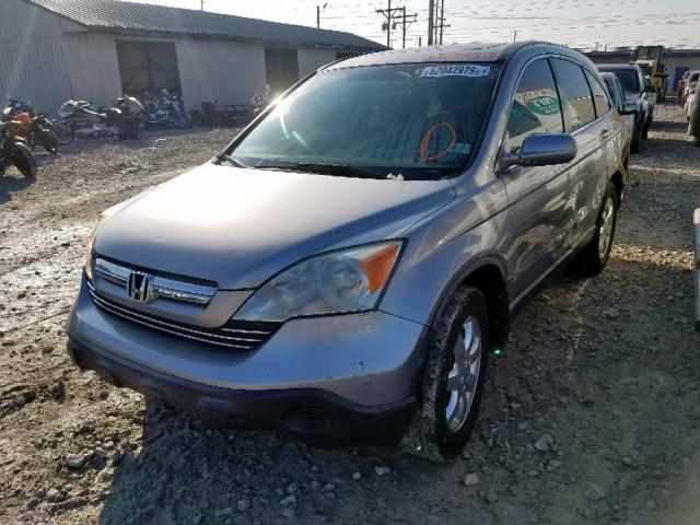 JHLRE38787C069929 - 2007 HONDA CR-V EXL BLUE photo 2