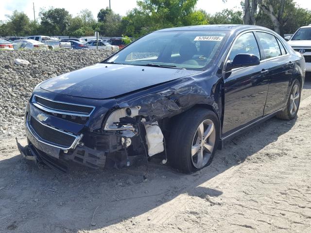 1G1ZC5E1XBF138263 - 2011 CHEVROLET MALIBU 1LT 蓝色 照片 2
