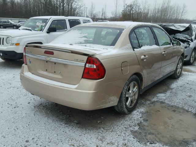 1G1ZT548X5F198093 - 2005 CHEVROLET MALIBU LS 棕色 照片 4
