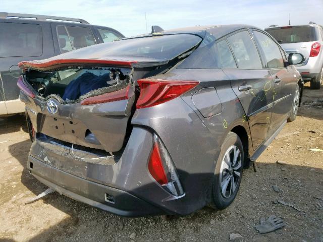 JTDKARFP3H3037309 - 2017 TOYOTA PRIUS PRIM 灰色 照片 4