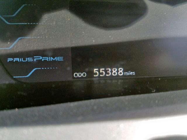 JTDKARFP3H3037309 - 2017 TOYOTA PRIUS PRIM 灰色 照片 8