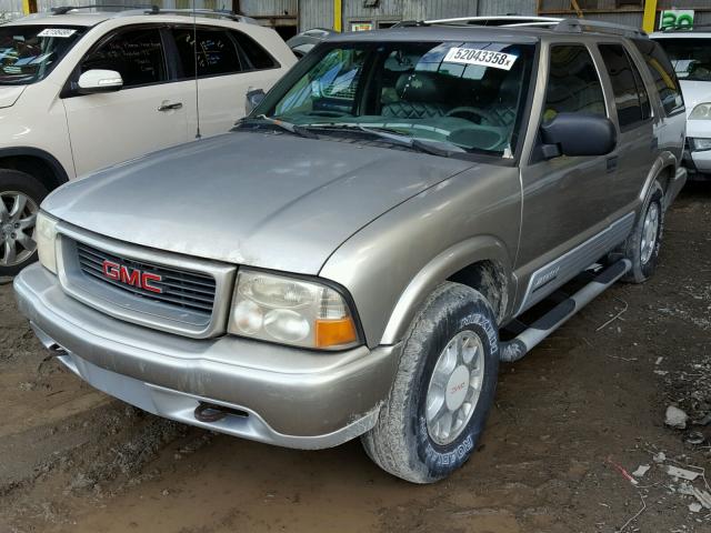 1GKDT13W2Y2356937 - 2000 GMC JIMMY / EN GRAY photo 2