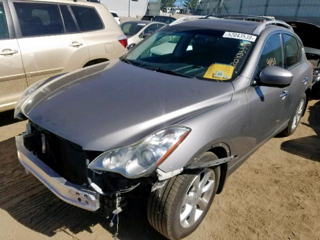 JNKAJ09F59M952232 - 2009 INFINITI EX35 BASE GRAY photo 2