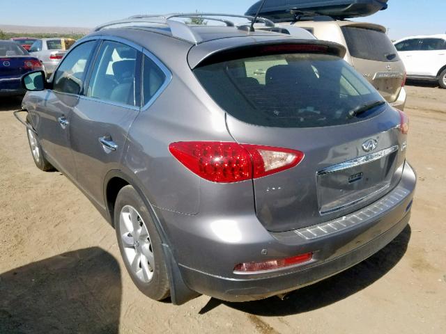 JNKAJ09F59M952232 - 2009 INFINITI EX35 BASE GRAY photo 3