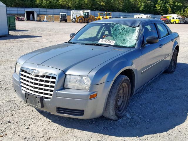 2C3KA43R17H773495 - 2007 CHRYSLER 300 BLUE photo 2