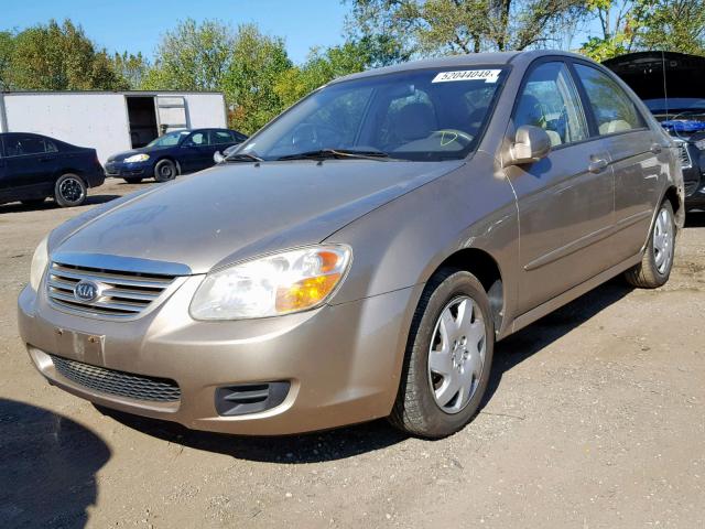 KNAFE122675444557 - 2007 KIA SPECTRA EX GOLD photo 2