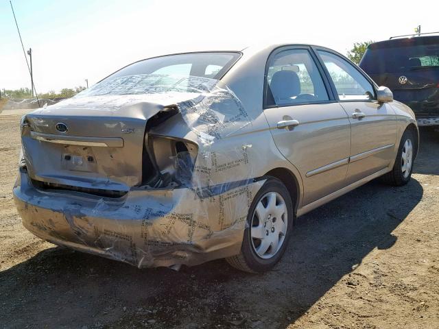 KNAFE122675444557 - 2007 KIA SPECTRA EX GOLD photo 4