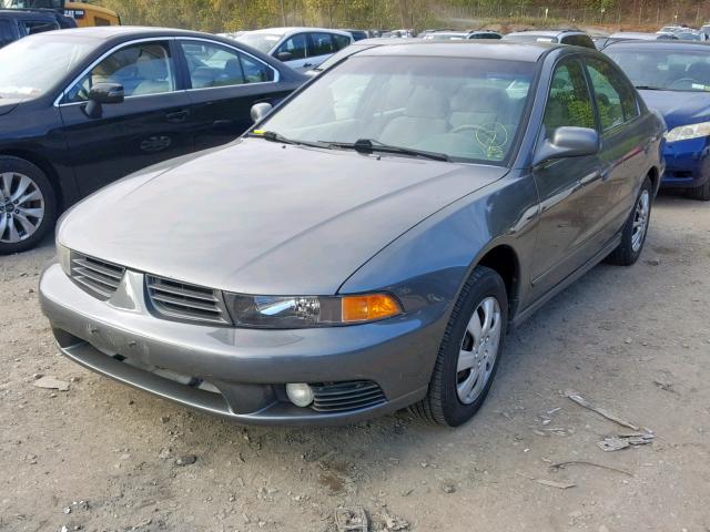 4A3AA46GX3E179925 - 2003 MITSUBISHI GALANT ES GRAY photo 2