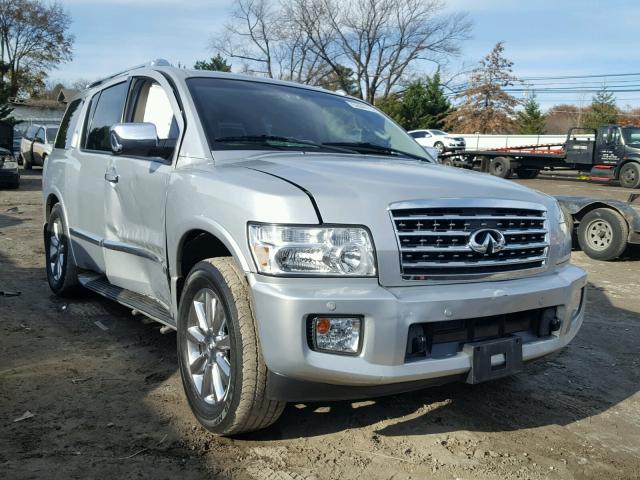 5N3AA08C98N904740 - 2008 INFINITI QX56 SILVER photo 1