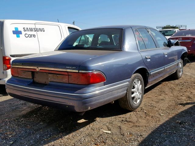 2MELM74W8VX711476 - 1997 MERCURY GRAND MARQ BLUE photo 4