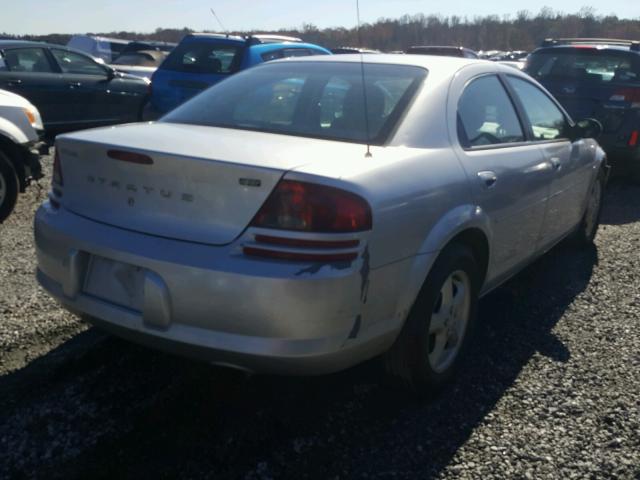 1B3EL46X65N525908 - 2005 DODGE STRATUS SX GRAY photo 4