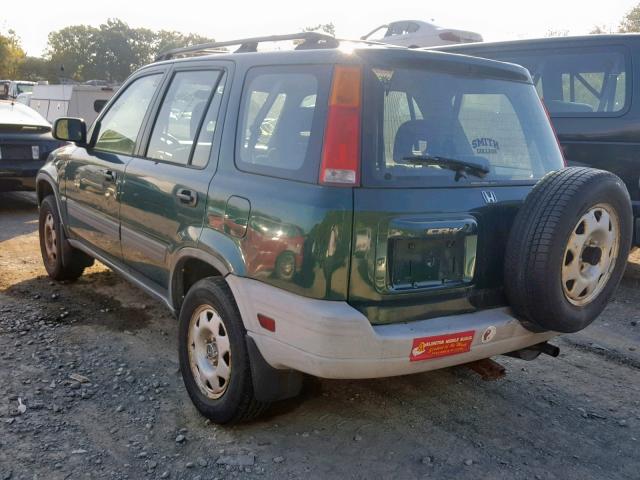 JHLRD184XYC002991 - 2000 HONDA CR-V LX GREEN photo 3