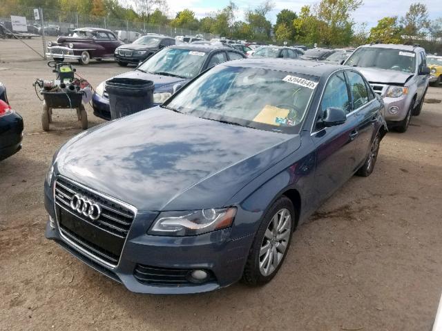 WAULK78K49N039533 - 2009 AUDI A4 3.2 QUA GRAY photo 2