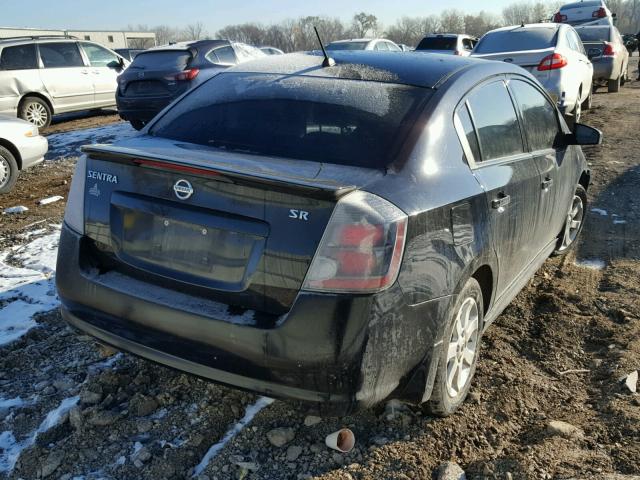 3N1AB6AP4CL635486 - 2012 NISSAN SENTRA 2.0 BLACK photo 4