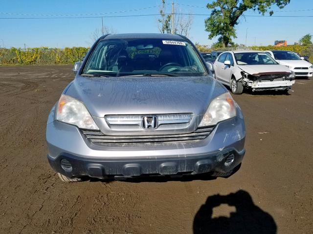 5J6RE48767L800208 - 2007 HONDA CR-V EXL SILVER photo 9