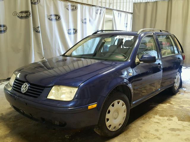 WVWRK61J92W078725 - 2002 VOLKSWAGEN JETTA GL BLUE photo 2