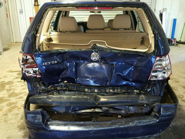 WVWRK61J92W078725 - 2002 VOLKSWAGEN JETTA GL BLUE photo 9