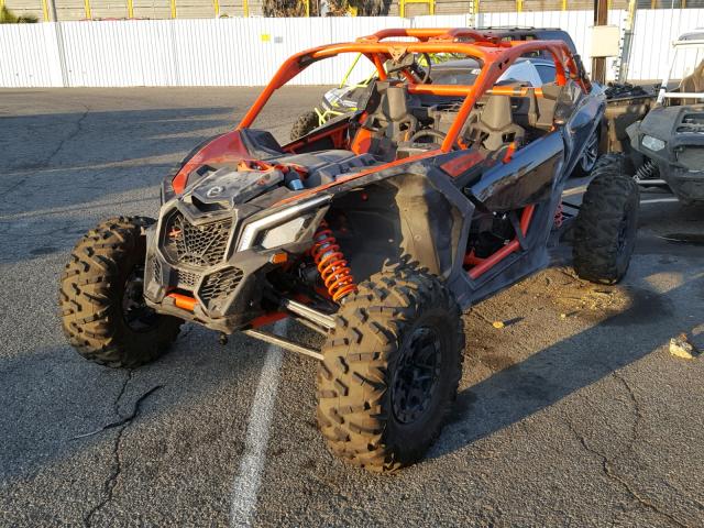 3JBVXAW25JK000847 - 2018 CAN-AM MAVERICK X BLACK photo 2