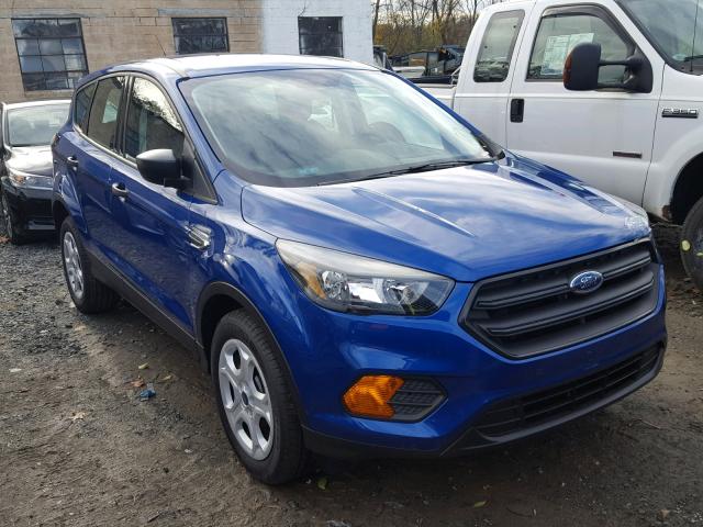 1FMCU0F75JUB35616 - 2018 FORD ESCAPE S BLUE photo 1