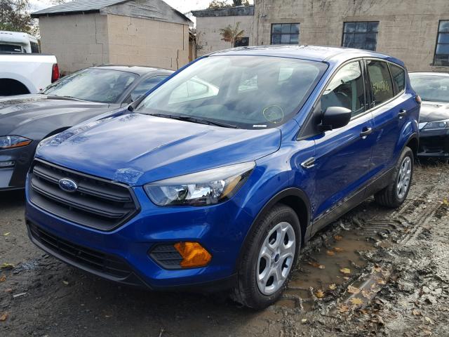 1FMCU0F75JUB35616 - 2018 FORD ESCAPE S BLUE photo 2