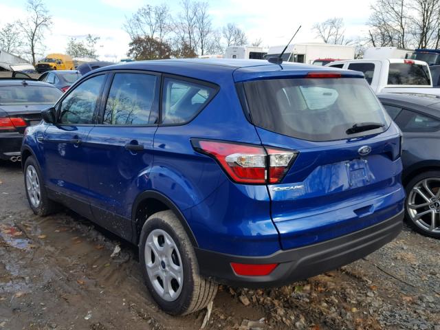 1FMCU0F75JUB35616 - 2018 FORD ESCAPE S BLUE photo 3