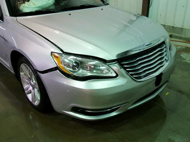 1C3CCBBB4CN131443 - 2012 CHRYSLER 200 TOURIN SILVER photo 9