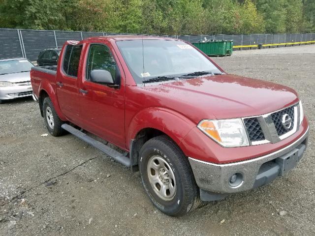 1N6AD07W37C444563 - 2007 NISSAN FRONTIER C RED photo 1