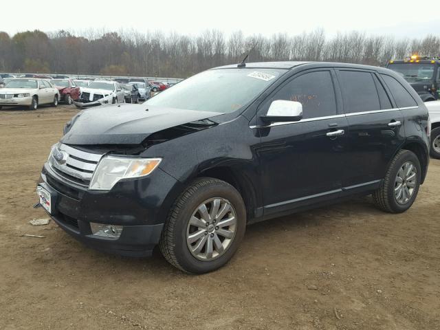 2FMDK39C68BB38920 - 2008 FORD EDGE LIMIT BLACK photo 2