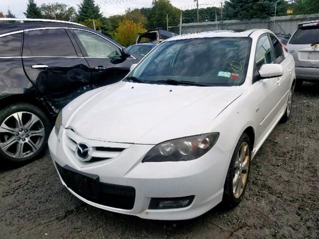 JM1BK324281869029 - 2008 MAZDA 3 S WHITE photo 2