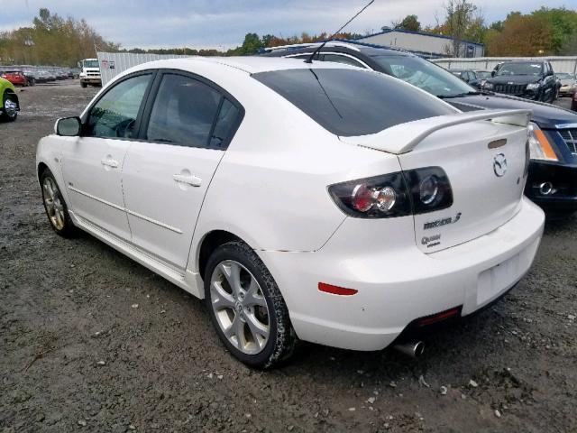 JM1BK324281869029 - 2008 MAZDA 3 S WHITE photo 3