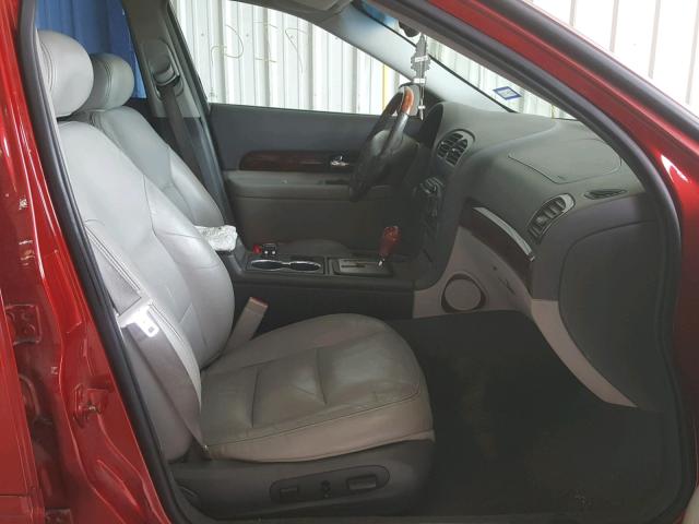 1LNHM87AX2Y698668 - 2002 LINCOLN LS RED photo 5
