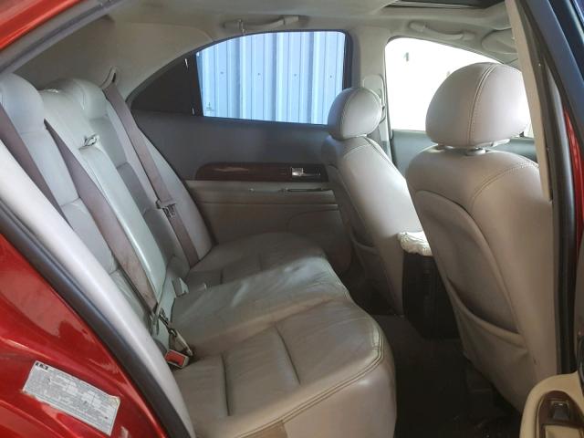 1LNHM87AX2Y698668 - 2002 LINCOLN LS RED photo 6
