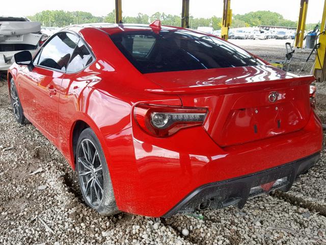 JF1ZNAA1XH8706482 - 2017 TOYOTA 86 BASE RED photo 3