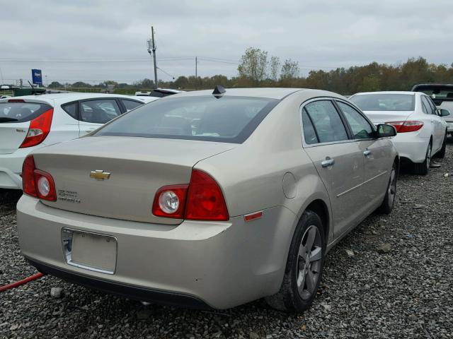 1G1ZC5EU4CF156866 - 2012 CHEVROLET MALIBU 1LT GOLD photo 4