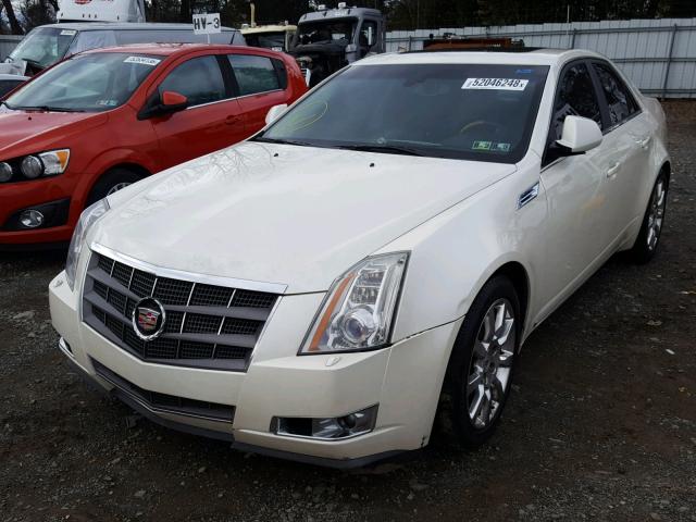 1G6DT57V190152876 - 2009 CADILLAC CTS HI FEA WHITE photo 2