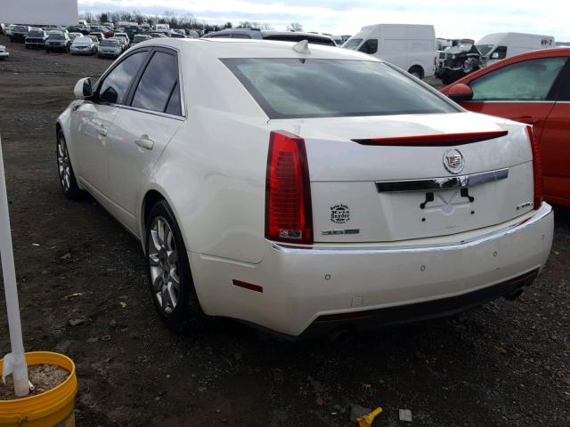 1G6DT57V190152876 - 2009 CADILLAC CTS HI FEA WHITE photo 3