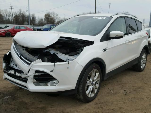 1FMCU0JX3GUA83211 - 2016 FORD ESCAPE TIT WHITE photo 2