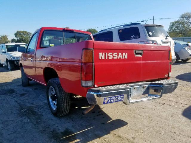 1N6SD11S4SC372197 - 1995 NISSAN TRUCK E/XE RED photo 3