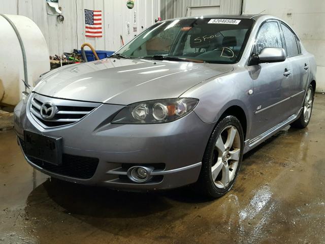 JM1BK324861486094 - 2006 MAZDA 3 S GRAY photo 2