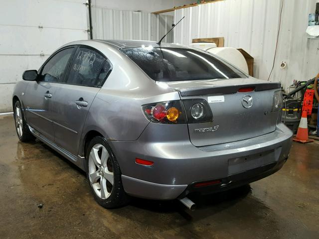 JM1BK324861486094 - 2006 MAZDA 3 S GRAY photo 3