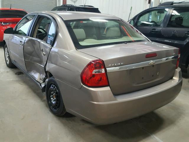 1G1ZS58F27F210610 - 2007 CHEVROLET MALIBU LS 棕色 照片 3