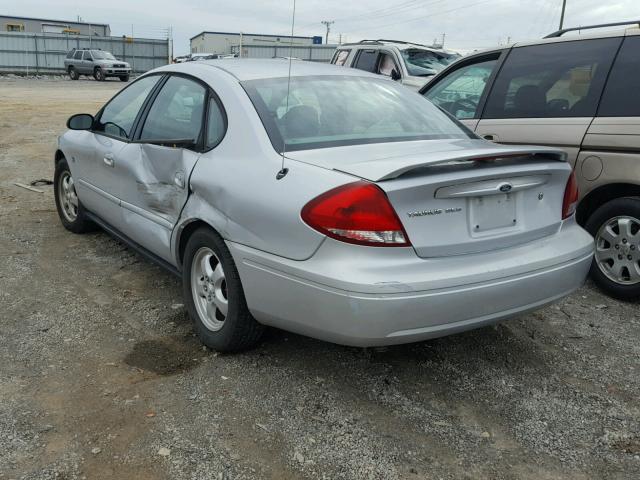 1FAFP55S94G174746 - 2004 FORD TAURUS SES SILVER photo 3