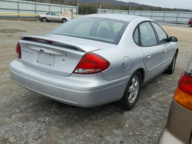 1FAFP55S94G174746 - 2004 FORD TAURUS SES SILVER photo 4