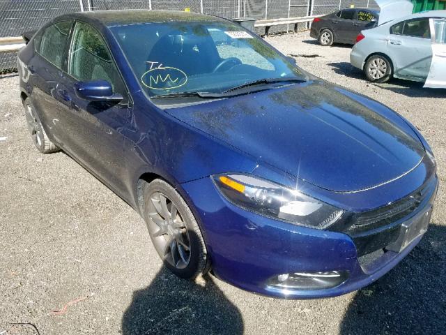 1C3CDFBB0ED907967 - 2014 DODGE DART SXT BLUE photo 1