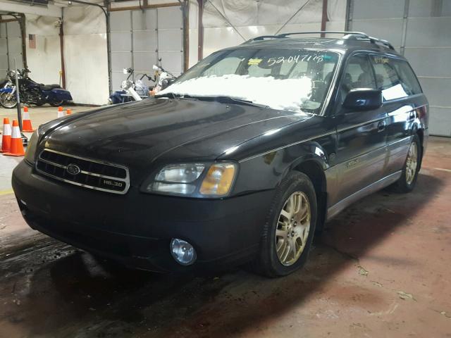 4S3BH806527602438 - 2002 SUBARU LEGACY OUT BLACK photo 2