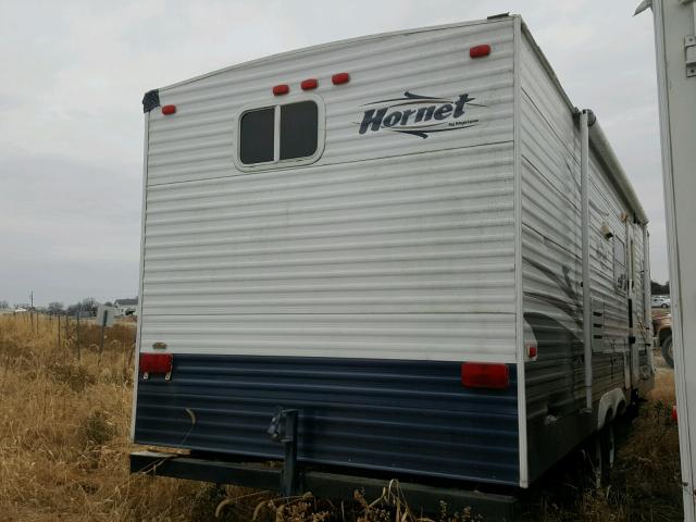 4YDT26R2787200324 - 2008 KEYSTONE HORNET WHITE photo 4