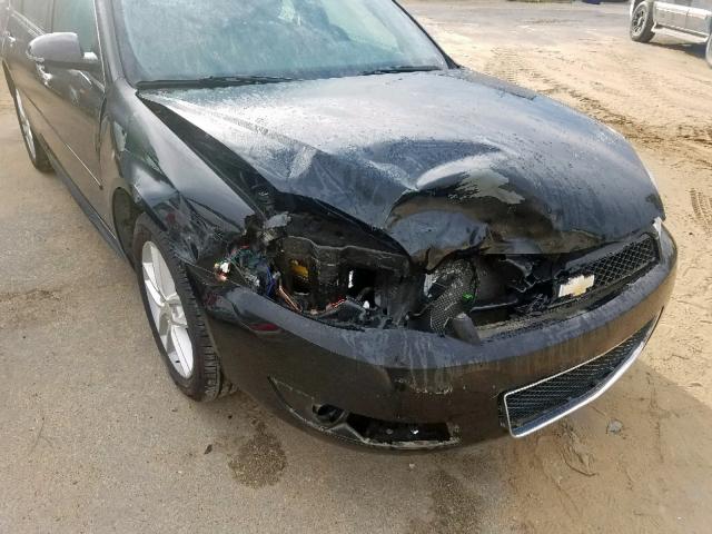 2G1WC5E36D1145418 - 2013 CHEVROLET IMPALA LTZ BLACK photo 9